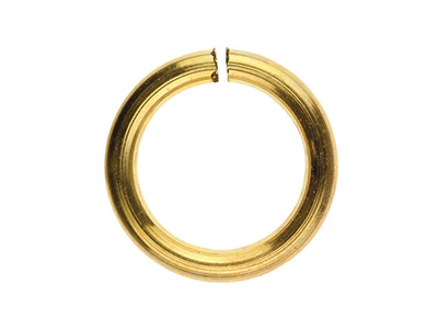 Anello Terminale 7 Mm, Riempito Doro, Sacchetto Da 10