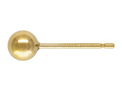 Perno A Pallina, Oro Antico, 4 MM