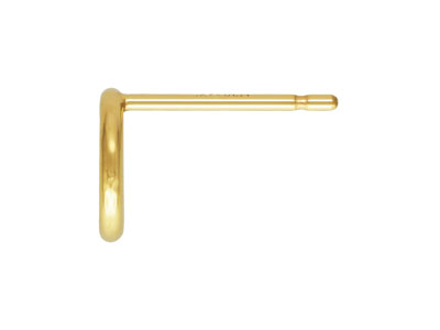 Orecchini Con Cerchio Della Vita In Oro Antico, 7 MM - Immagine Standard - 2