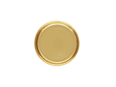 Set Incastonatura Da 6 MM Per Orecchini A Perno Rotondi In Oro Pieno