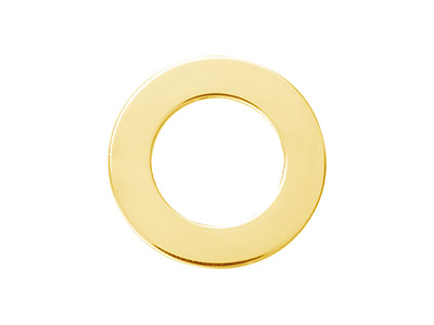 Rondella Piatta, Semilavorata Per Stampaggio, 20 Mm, Laminato In Oro - Immagine Standard - 1