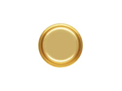 Set Incastonatura Da 4 MM Per Orecchini A Perno Rotondi In Oro Pieno