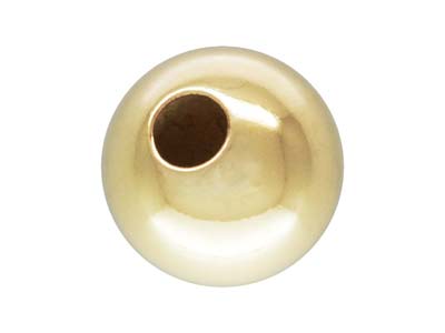 Perlina Rotonda Semplice In Oro Antico Da 6 MM
