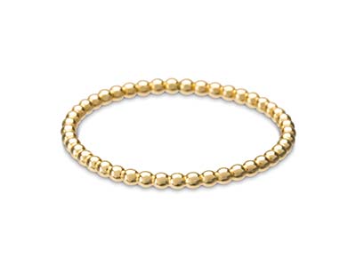 Filo Di Perline D'oro 14kt Da 3mm - Immagine Standard - 2