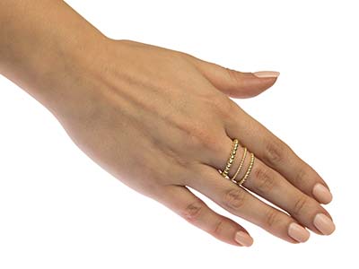 Filo Di Perline D'oro 14 Kt Da 2mm - Immagine Standard - 3