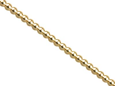 Filo Di Perline D'oro 14 Kt Da 3mm - Immagine Standard - 1