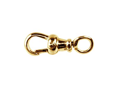 Moschettone Girevole Con Anellino Aperto, 19 Mm, Bronzo - Immagine Standard - 1