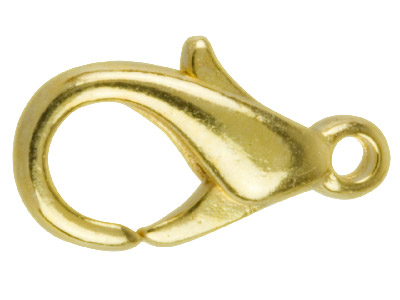 Confezione Da 10 Moschettoni, 13 Mm, Placcati Oro - Immagine Standard - 1