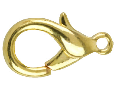 Confezione Da 10 Moschettoni, 19 Mm, Placcatura In Oro - Immagine Standard - 1