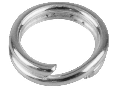 Confezione Da 20 Anelli A Spirale, 5,8 Mm, Placcatura In Argento - Immagine Standard - 2