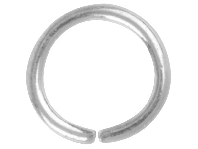 Confezione Da 100 Anellini Rotondi, 7 Mm, Placcatura In Argento - Immagine Standard - 1