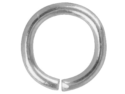 Confezione Da 100 Anellini Rotondi, 8,8 Mm, Placcatura In Argento - Immagine Standard - 1