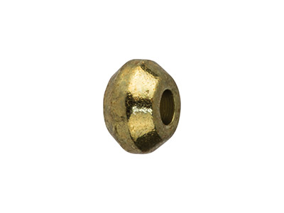 Confezione Da 25 Distanziatori A Disco Piccoli, 4 X 1,4 Mm, Placcatura In Oro