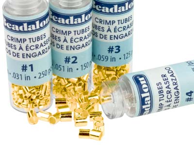 Set Di Schiaccini Misti Misure 1-4 Beadalon, Metallo Non Prezioso, Placcatura In Oro