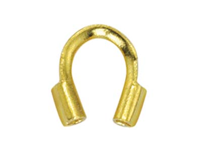 Confezione Da 20 Salvafilo Beadalon, Foro Da 0,56 X 4,57 MM Di Lunghezza, Placcatura In Oro