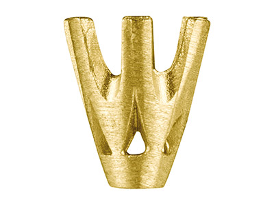 Incastonatura A 6 Griffe Per Pietrarotonda Da 4 Mm, Oro Giallo 9k - Immagine Standard - 2