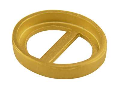Castone Ovale 8 X 6 Mm, Oro Giallo 9k