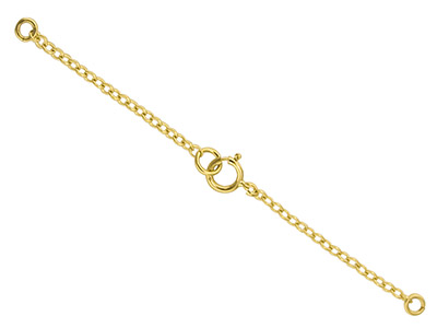 Catena Di Sicurezza Per Collana, Oro Giallo Da 9 Kt, 100% Oro Riciclato - Immagine Standard - 1