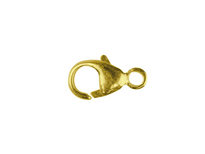 Moschettone Ovale, 8 Mm, Oro Giallo Da 9 Kt