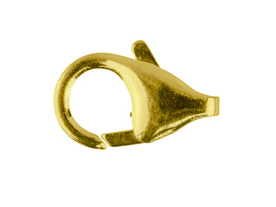 Moschettone, 12 Mm, Oro Giallo Da 9 Kt