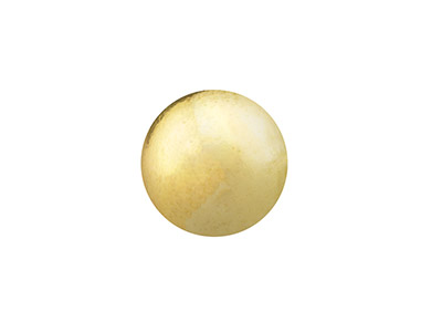 Orecchini A Perno A Pallina, 303, 3 Mm, Oro Giallo Da 9 Kt, 100% Oro Riciclato - Immagine Standard - 2