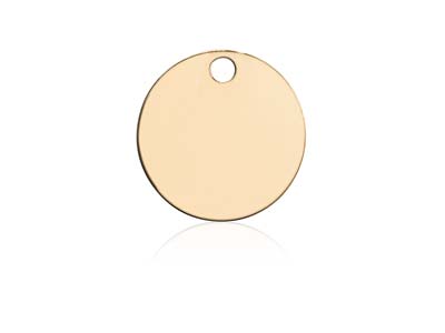 Semilavorato Rotondo In Oro Giallo Da 9 ct, 10 mm - Immagine Standard - 1