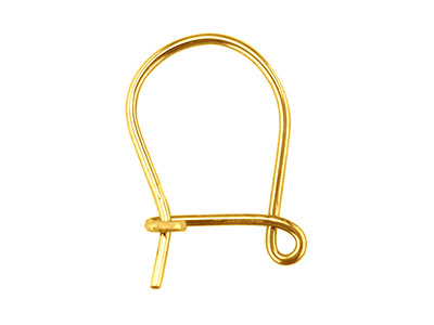 Gancio Di Sicurezza, 371, Oro Giallo Da 9 Kt, 100% Oro Riciclato - Immagine Standard - 1