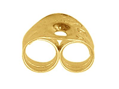 Chiusura A Farfalla Belga Liscia, Oro Giallo 9k, Confezione Da 3 Paia Kt - Immagine Standard - 1