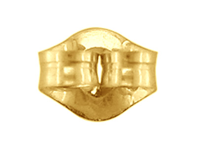 Chiusura A Farfalla Belga Liscia, Oro Giallo 9k, Confezione Da 3 Paia Kt - Immagine Standard - 2