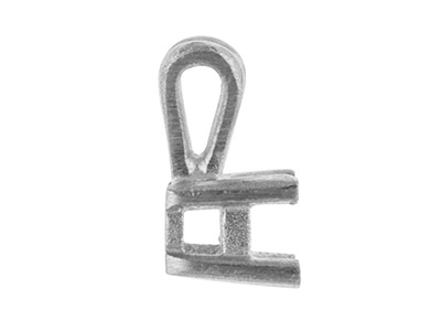 Lunetta A 4 Griffe Per Pietra Tondada 3 Mm, Oro Grigio 18 Carati Pd 1 3. Ref. 02085 - Immagine Standard - 3