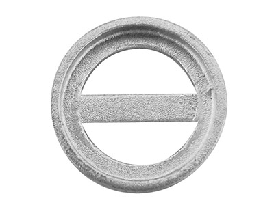 Castone Tondo 5 Mm, Argento 925 - Immagine Standard - 2