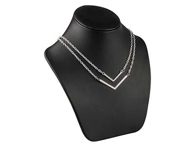 Distanziatore Chevron 30 Mm, Argento 925 - Immagine Standard - 3