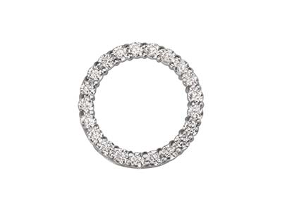 Cerchio Della Vita 14 MM Con Ossididi Zirconio, Argento 925 - Immagine Standard - 1