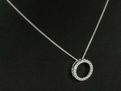 Cerchio Della Vita 14 MM Con Ossididi Zirconio, Argento 925 - Immagine Standard - 3