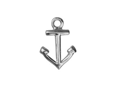 Ciondolo Ancora Marina 10 Mm, Argento 925