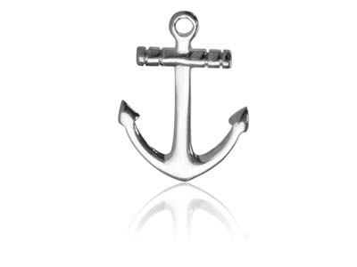 Ciondolo Ancora 13 Mm, Argento 925