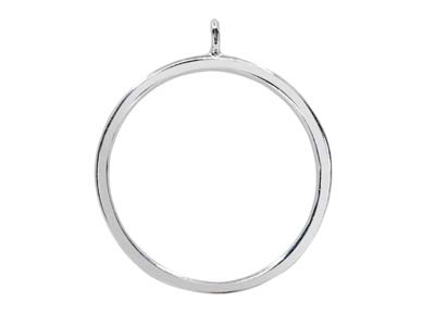 Pendente A Cerchio, 19 mm, Argento 925 - Immagine Standard - 1