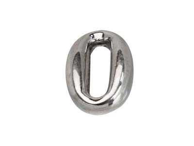 Connettore A Maglia Ovale Da 10 Mm,argento 925 - Immagine Standard - 3