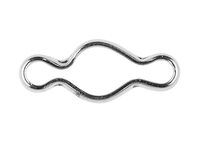 Connettore A Castone Chiuso, Forma Rotonda 3 Mm, Argento 925, Sacchetto Da 5 - Immagine Standard - 2
