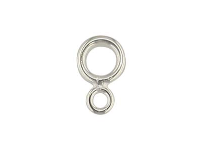 Doppio Anello Con Estremit Chiusa,anello Piccolo 2,60 Mm, Anello Gra Nde 4,50 Mm, Argento 925, Confezion