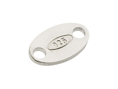 Placchetta Marchiata 925, Argento 925, Sacchetto Da 10