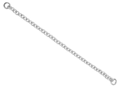 Catenella Di Sicurezza Per Braccialetti, Argento 925, Sacchetto Da 6 100 Argento Riciclato