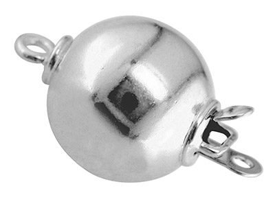 Chiusura A Sfera Da 10 Mm, Argento 925