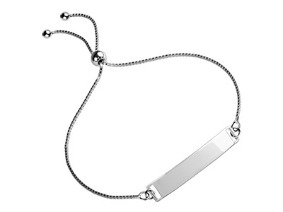 Chiusura A Sfera Regolabile Con Catena Veneziana, 25 Cm, Argento 925 Argento 925 - Immagine Standard - 2