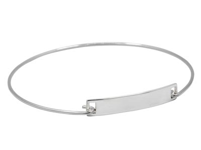 Bracciale Rigido Intercambiabile, 17,50 Cm, Argento 925 - Immagine Standard - 4