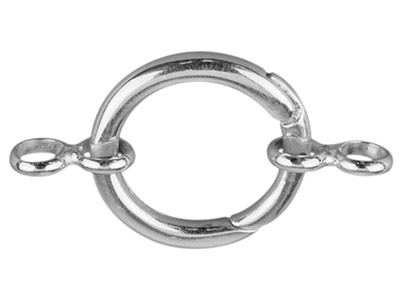 Chiusura Rotonda Invisibile 16 Mm, Argento 925 Ref. 28027