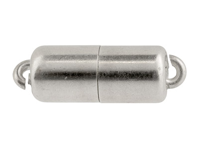 Chiusura Magnetica Con Barile A 1 Filo, 6 X 13 Mm, Argento 925 - Immagine Standard - 2