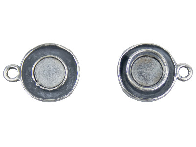 Chiusura Magnetica Tonda 11 Mm, Argento 925 - Immagine Standard - 2