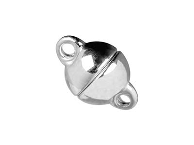 Chiusura Magnetica A Sfera Langer Da 6 Mm, Argento 925