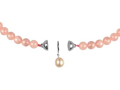Chiusura Magnetica A Sfera Langer® Da 10 Mm, Argento 925 - Immagine Standard - 7